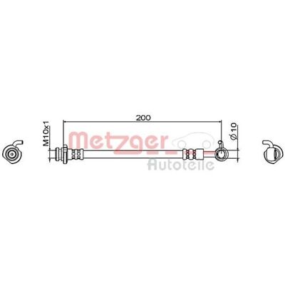 Metzger jarruletku SL1226, SL1466, 462104EA0E, 462104EA2E - Jarruletku Metzger jarruletku SL1226, SL1466, 462104EA0E, 462104EA2E - Jarruletku