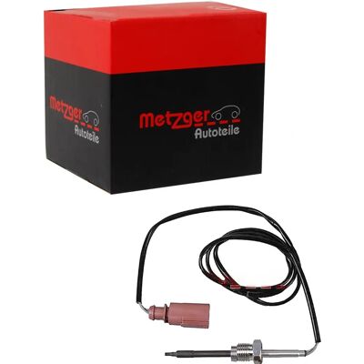 Sensore Temperatura Gas di Scarico Metzger - PTC, 850mm, 2 pin - Per Audi/Seat/Skoda Sensore Temperatura Gas di Scarico Metzger - PTC, 850mm, 2 pin - Per Audi/Seat/Skoda