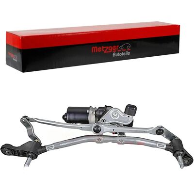 Metzger Link di Spazzole Renault Clio III - Anteriore Sinistra/Destra con Motore Elettrico Metzger Link di Spazzole Renault Clio III - Anteriore Sinistra/Destra con Motore Elettrico