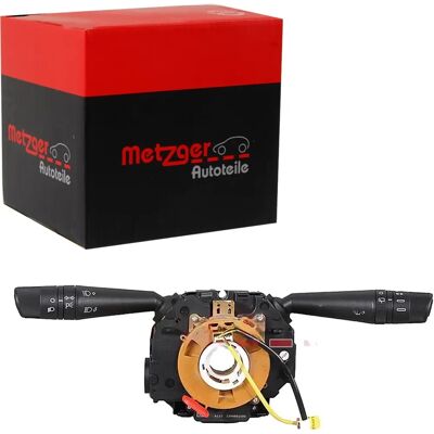 Metzger 0916910 Interruttore colonna sterzo - Nero - Adatto per Fiat Doblo Metzger 0916910 Interruttore colonna sterzo - Nero - Adatto per Fiat Doblo