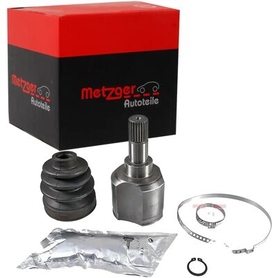 Set di articolazioni albero di trasmissione Metzger per Citroën C3/C4/C5 e Opel Corsa - Lato sinistro dell'asse anteriore Set di articolazioni albero di trasmissione Metzger per Citroën C3/C4/C5 e Opel Corsa - Lato sinistro dell'asse anteriore