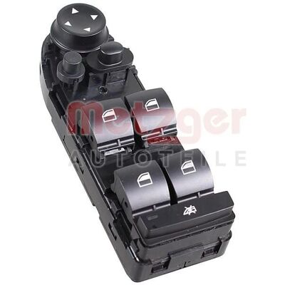 METZGER 09161204 Fensterheberschalter - BMW 5 Touring, 5 Limousine METZGER 09161204 Fensterheberschalter - BMW 5 Touring, 5 Limousine