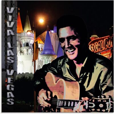 ARTland - Elvis Presley - 20x20 cm - Glass print ARTland - Elvis Presley - 20x20 cm - Glass print
