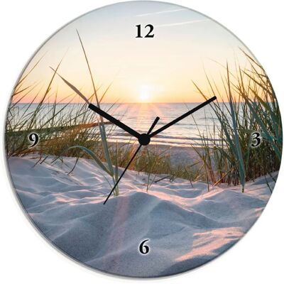 ARTland Ostseestrand beige 1.8 cm Quarzuhr Wanduhr ARTland Ostseestrand beige 1.8 cm Quarzuhr Wanduhr