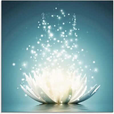 ARTLAND - Magie der Lotus-Blume - Glasbild ARTLAND - Magie der Lotus-Blume - Glasbild