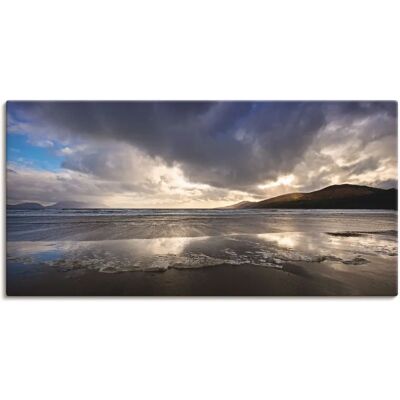 ARTLAND Strandliebe II Wandbild - 100x50cm - Beige Kunstdruck ARTLAND Strandliebe II Wandbild - 100x50cm - Beige Kunstdruck