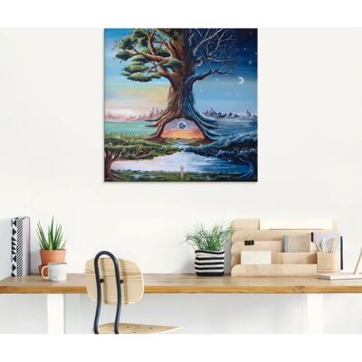 ARTland - Zwischenwelten - 20x20 cm - quadratisch - Glasbild ARTland - Zwischenwelten - 20x20 cm - quadratisch - Glasbild