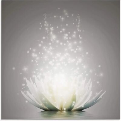 ARTLAND Glasbild - Magie der Lotus-Blume - Hochwertiger UV-Druck ARTLAND Glasbild - Magie der Lotus-Blume - Hochwertiger UV-Druck