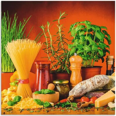 ARTLAND Mediterranes und italienisches Essen Küchenrückwand - Spritzschutz ARTLAND Mediterranes und italienisches Essen Küchenrückwand - Spritzschutz