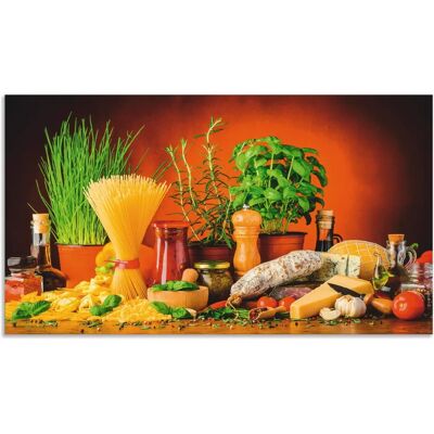 ARTLAND Mediterranes und italienisches Essen Küchenrückwand - Wandschutz ARTLAND Mediterranes und italienisches Essen Küchenrückwand - Wandschutz