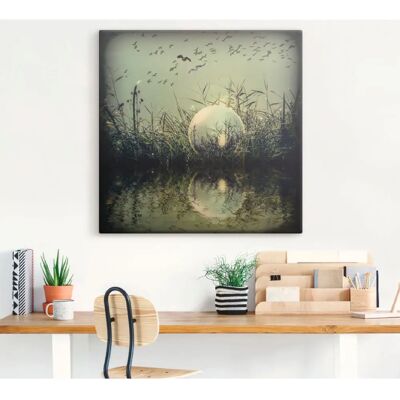 ARTLAND - In der Glaskugel - Mystische Au - grün - Canvas print ARTLAND - In der Glaskugel - Mystische Au - grün - Canvas print