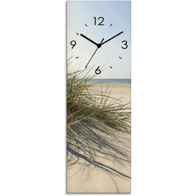 ARTLAND Wanduhr - 20x60cm Lautlos Beige ARTLAND Wanduhr - 20x60cm Lautlos Beige