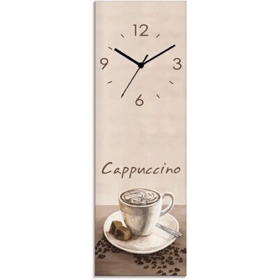 ARTLAND Cappuccino - Kaffee Wanduhr - Lautloses Quarz- oder Funkuhrwerk - Made in Germany ARTLAND Cappuccino - Kaffee Wanduhr - Lautloses Quarz- oder Funkuhrwerk - Made in Germany