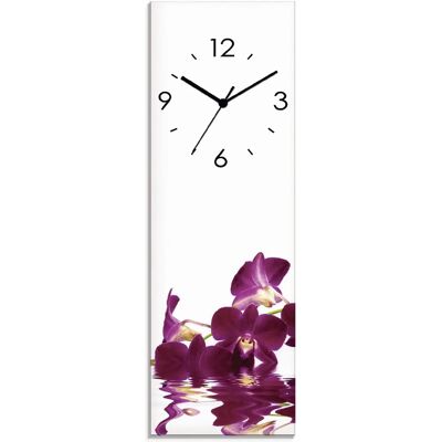 ARTLAND Phalaenopsis Orchidee Lila Wanduhr - Wanduhr ARTLAND Phalaenopsis Orchidee Lila Wanduhr - Wanduhr