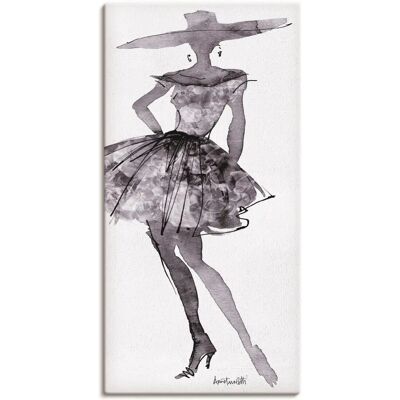 ARTLAND Mode Skizzenbuch V Schwarz Wandbild - Wandbild ARTLAND Mode Skizzenbuch V Schwarz Wandbild - Wandbild