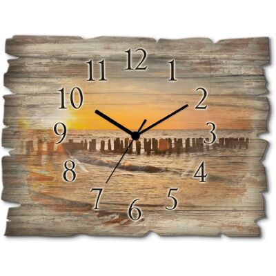 ARTLAND - 8858UH - orange - 40x30x0,6 cm - Wanduhr ARTLAND - 8858UH - orange - 40x30x0,6 cm - Wanduhr