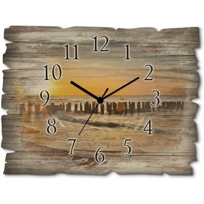 ARTLAND - 8858UH - orange - 40x30x0,6 cm - Wanduhr ARTLAND - 8858UH - orange - 40x30x0,6 cm - Wanduhr