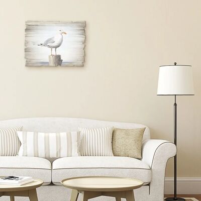 ARTland - Möwe - 40x30 cm - Holz-Wandkunst ARTland - Möwe - 40x30 cm - Holz-Wandkunst