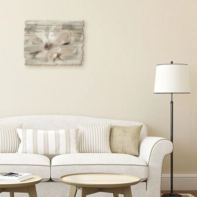 ARTLAND - Magnolie_Detail - weiß - 40x30 cm - Holzbild ARTLAND - Magnolie_Detail - weiß - 40x30 cm - Holzbild
