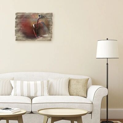 ARTland - Wein - Rotwein - 40x30 cm - Wandkunst ARTland - Wein - Rotwein - 40x30 cm - Wandkunst
