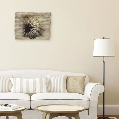 ARTLAND - Große Pusteblume - Blue - 40x30 cm - Wood Wall Art ARTLAND - Große Pusteblume - Blue - 40x30 cm - Wood Wall Art
