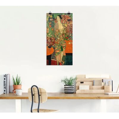 ARTLAND - Die Tänzerin - 20x40 cm - red - Wall art ARTLAND - Die Tänzerin - 20x40 cm - red - Wall art