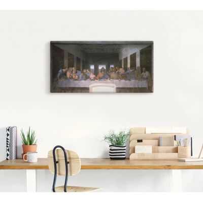 ARTLAND - Das letzte Abendmahl - 40x20 cm - braun - Wandbild ARTLAND - Das letzte Abendmahl - 40x20 cm - braun - Wandbild