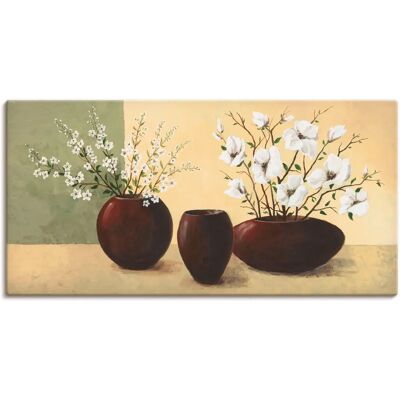 ARTland - Magnolien-Komposition II - 40 x 20 cm - gelb - Wall Art ARTland - Magnolien-Komposition II - 40 x 20 cm - gelb - Wall Art