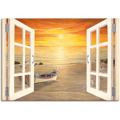 ARTland - Möwen - Braun - 100x70 cm - Wandbild ARTland - Möwen - Braun - 100x70 cm - Wandbild