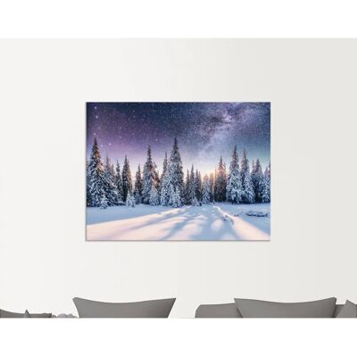 ARTland - Tannenwald - 40x30 cm - Alu-Dibond - Wall art ARTland - Tannenwald - 40x30 cm - Alu-Dibond - Wall art