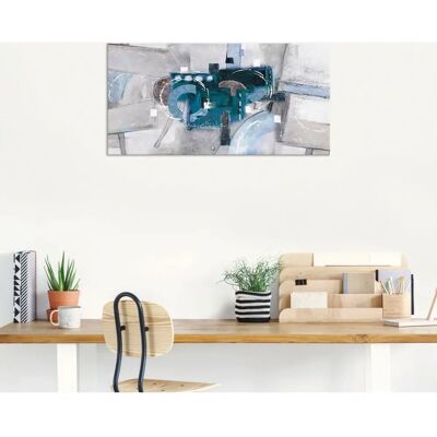 ARTLAND Abstrakte blaue Kreise Wandbild ARTLAND Abstrakte blaue Kreise Wandbild