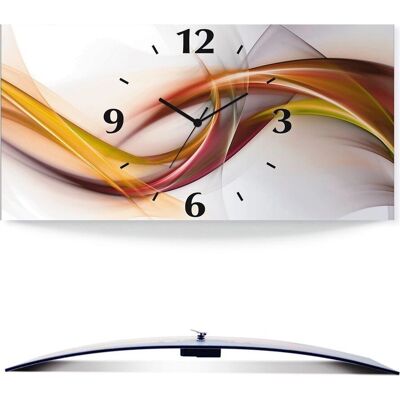 ARTLAND Orange Abstrakte 3D Wanduhr - Wanduhr ARTLAND Orange Abstrakte 3D Wanduhr - Wanduhr
