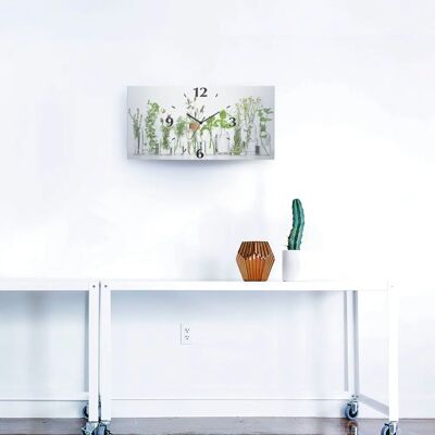 ARTLAND - Öle mit Kräutern - 60x30 cm - Wall Clock ARTLAND - Öle mit Kräutern - 60x30 cm - Wall Clock