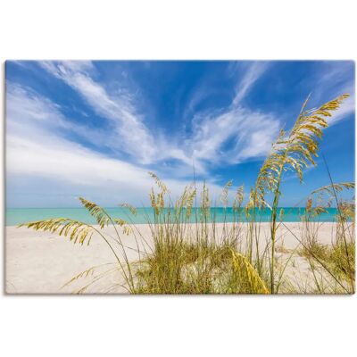 ARTLAND Himmlische Stille am Strand Wandbild - Leinwand, Alu ARTLAND Himmlische Stille am Strand Wandbild - Leinwand, Alu