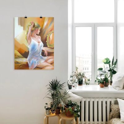ARTland - Sexy Frau am Spiegel - 60x80 cm - Wandkunst ARTland - Sexy Frau am Spiegel - 60x80 cm - Wandkunst