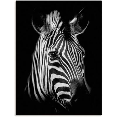 ARTLAND Zebra Wandbild - Hochwertiger Digitaldruck - Made in Germany ARTLAND Zebra Wandbild - Hochwertiger Digitaldruck - Made in Germany