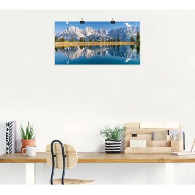 ARTland - Kaisergebirge Tirol - Blau - Wandbild ARTland - Kaisergebirge Tirol - Blau - Wandbild