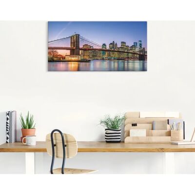 ARTLAND Skyline New York City Wandbild - Outdoor & Indoor Dekoration ARTLAND Skyline New York City Wandbild - Outdoor & Indoor Dekoration