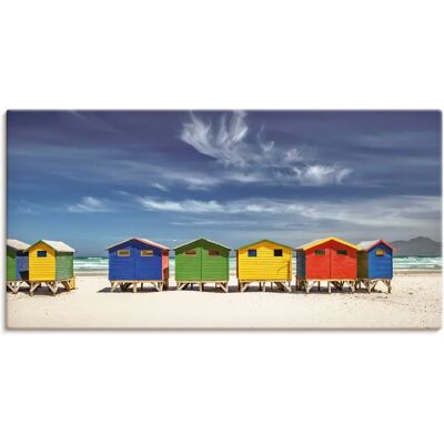 ARTLAND Bunte Strandhäuser bei Kapstadt - Wandbild ARTLAND Bunte Strandhäuser bei Kapstadt - Wandbild