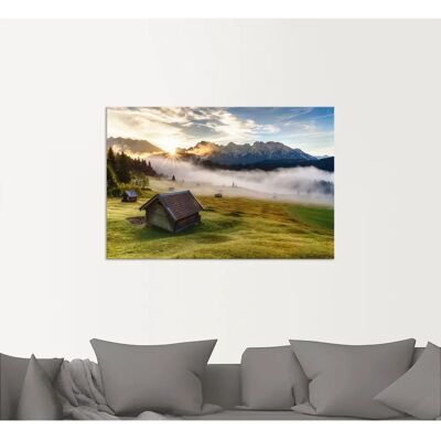 ARTLAND Herbst in Bayern 90x60cm - Landschaft Wandbild ARTLAND Herbst in Bayern 90x60cm - Landschaft Wandbild