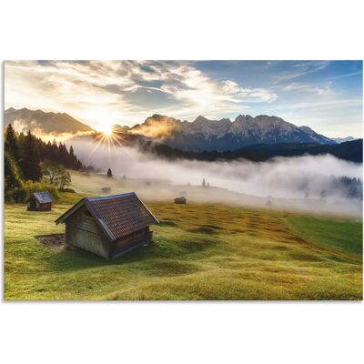 ARTLAND Herbst in Bayern Wandbild - Landschaftskunst ARTLAND Herbst in Bayern Wandbild - Landschaftskunst