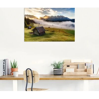 ARTLAND Herbst in Bayern Landschaft Alu-Wandbild - Querformat ARTLAND Herbst in Bayern Landschaft Alu-Wandbild - Querformat