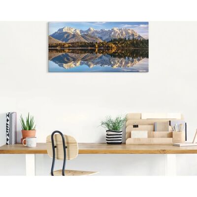 ARTLAND Karwendelblick am Barmsee - Berg Wandbild ARTLAND Karwendelblick am Barmsee - Berg Wandbild
