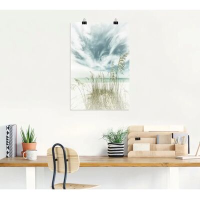 ARTland - Himmlische Stille am Strand Vintage - Weiß - 20x30 cm - Wall art ARTland - Himmlische Stille am Strand Vintage - Weiß - 20x30 cm - Wall art