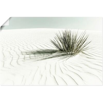 ARTland - Dünen, weißer Sand Vintage - 60 cm x 40 cm - Wall art ARTland - Dünen, weißer Sand Vintage - 60 cm x 40 cm - Wall art