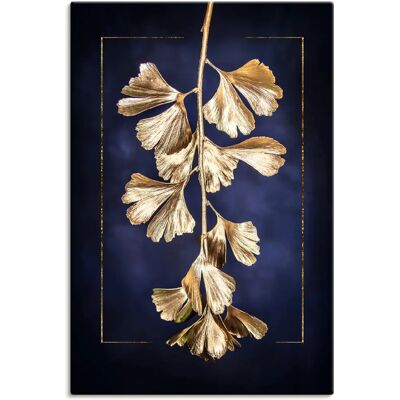 ARTland - Goldener Gingko - Gold - 20x30 cm - Wall art ARTland - Goldener Gingko - Gold - 20x30 cm - Wall art