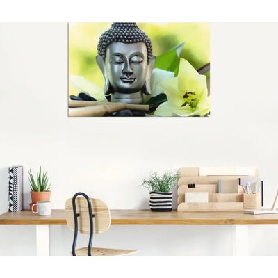ARTLAND Buddha Wandbild - Entspannung & Ruhe - 90x60cm ARTLAND Buddha Wandbild - Entspannung & Ruhe - 90x60cm