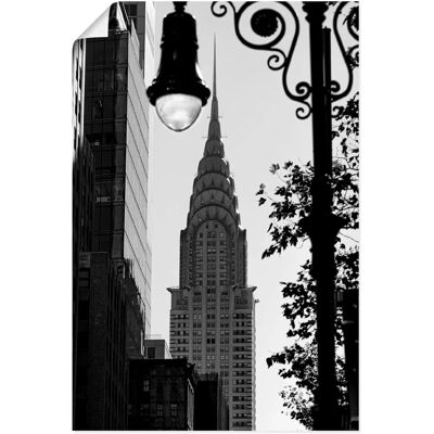 ARTLAND - New York Chrysler Building - Schwarz - 20x30 cm - Poster ARTLAND - New York Chrysler Building - Schwarz - 20x30 cm - Poster