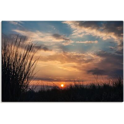 ARTLAND - Sonnenuntergang an der Ostsee - 30x20 cm - Baltischer Küstenuntergang - Canvas print ARTLAND - Sonnenuntergang an der Ostsee - 30x20 cm - Baltischer Küstenuntergang - Canvas print