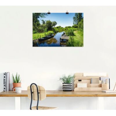 ARTLAND - Naturlandschaft am Fluss - Wall art ARTLAND - Naturlandschaft am Fluss - Wall art